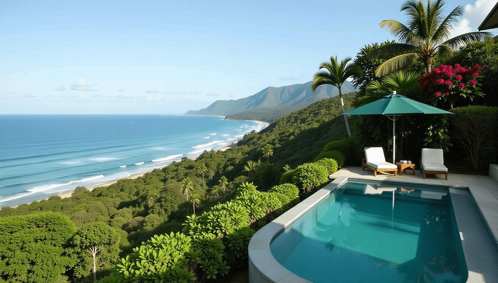 Image of the view from an ocean view home in Costa Rica - 401(k) page